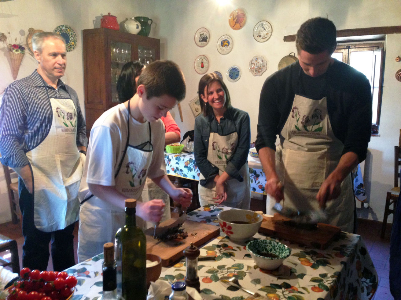 Family cooking class, Toscana Mia, Tuscany, Italy