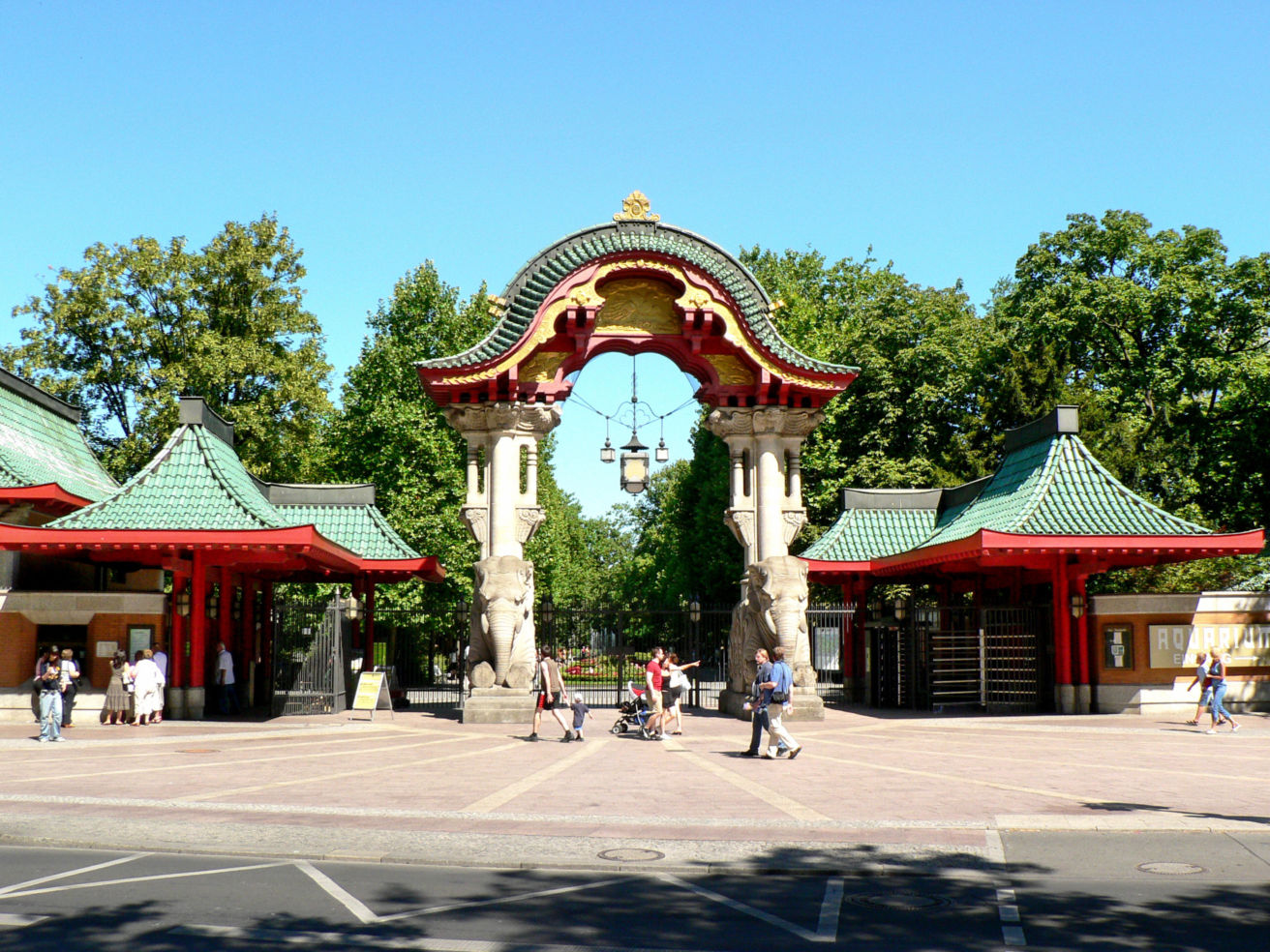 Zoo Berlin main entrance. Berlin, Germany.