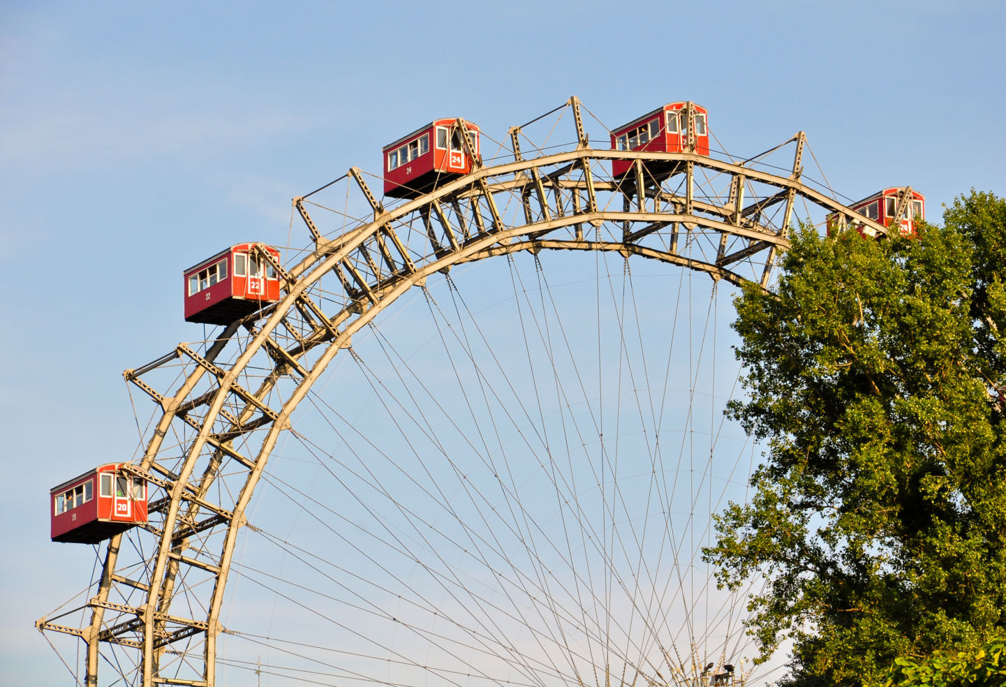 The riesenrad in vienna-giant ferris wheel