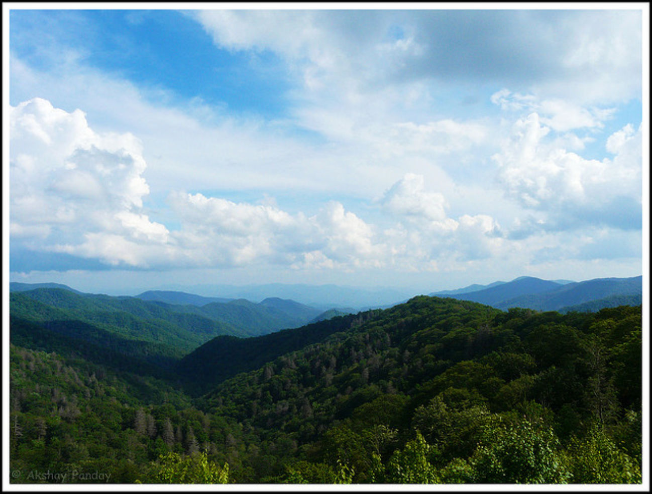 Blue Ridge Mountains in North Carolina