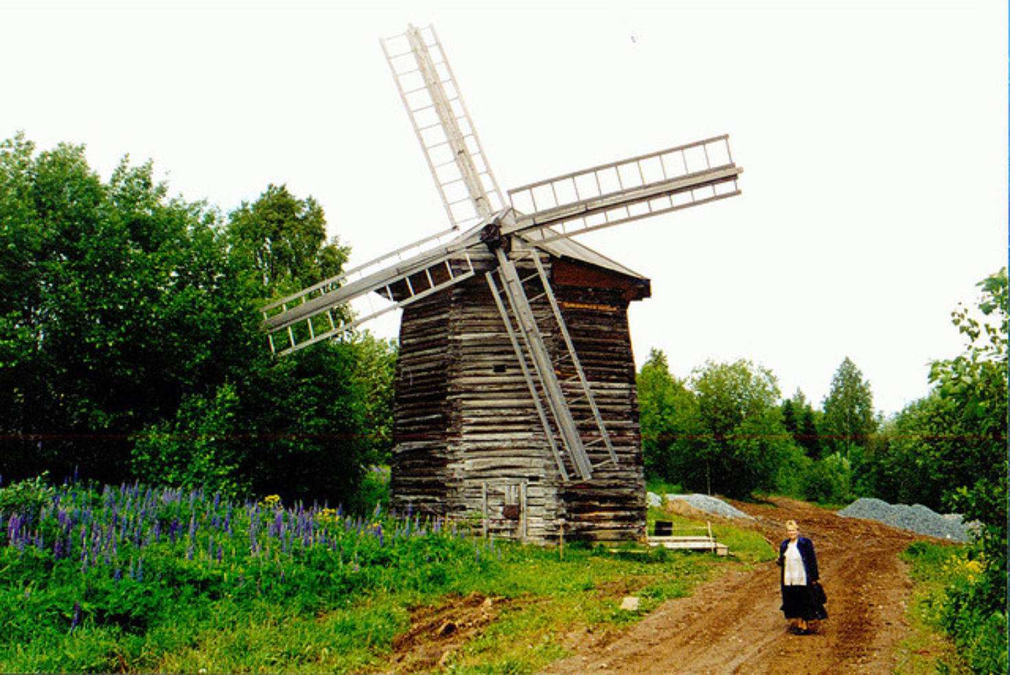 A windmill in Perm, Russia.