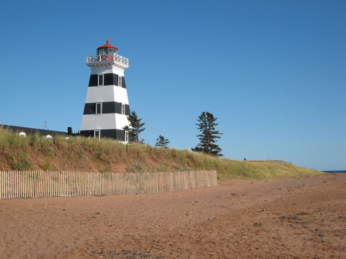 Lighthouse on Prince Edward Island in Nova Scotia, Canada