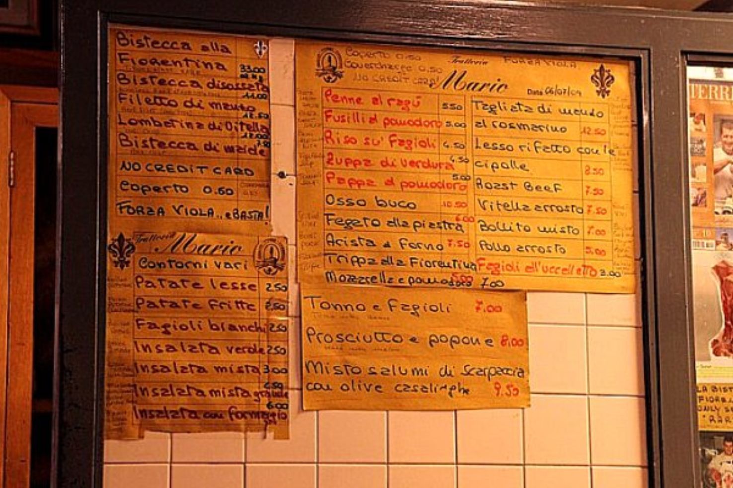 Trattoria Mario, Florence, Italy