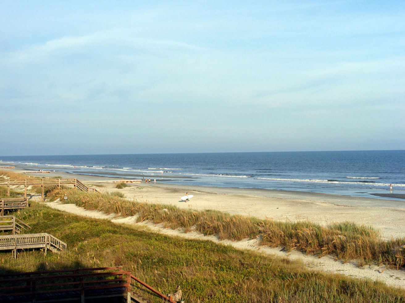 Folly Beach in South Carolina