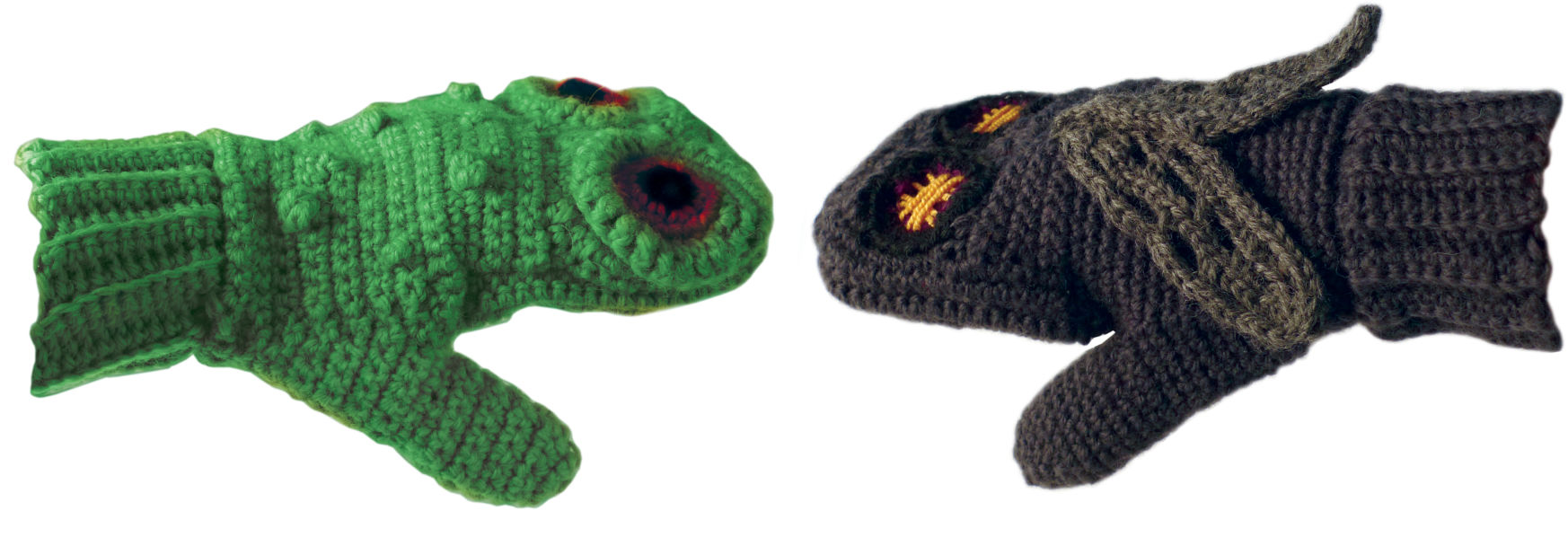 Frog Vs. Fly Mittens by vsstuff.com