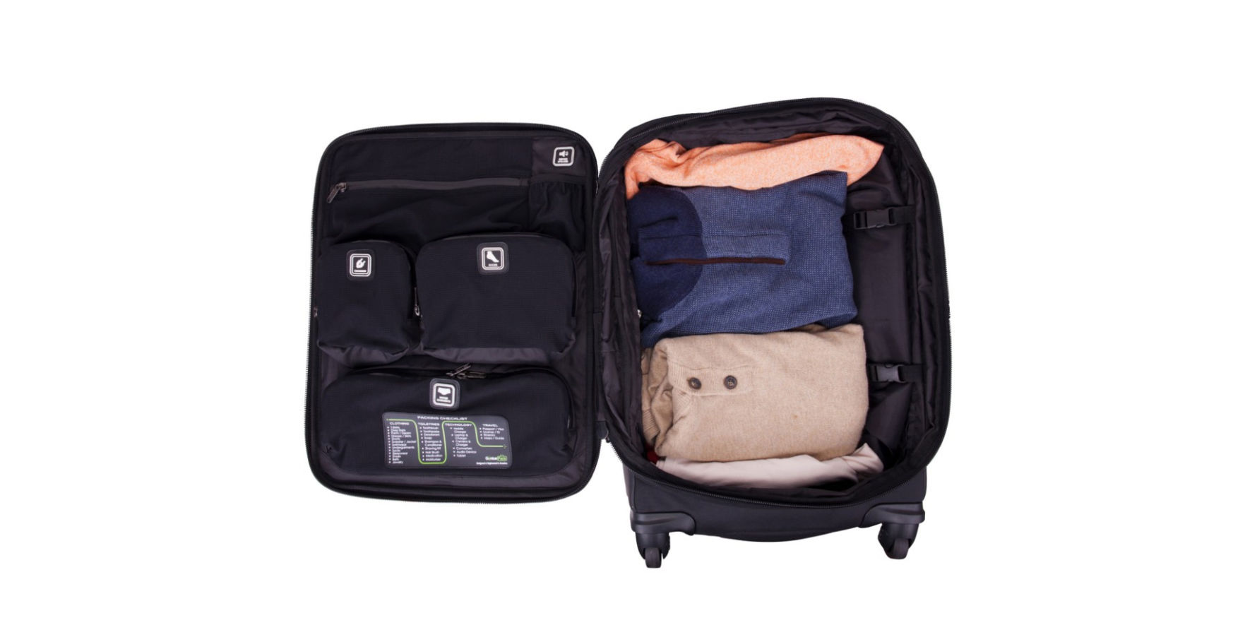Genius Pack black suitcase