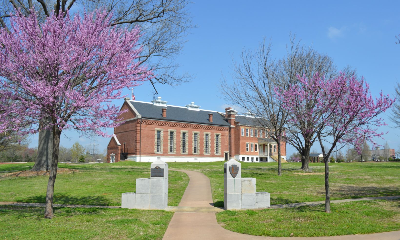 The old barracks, courthouse, jail, Fort Smith National Historic Site, Arkansas