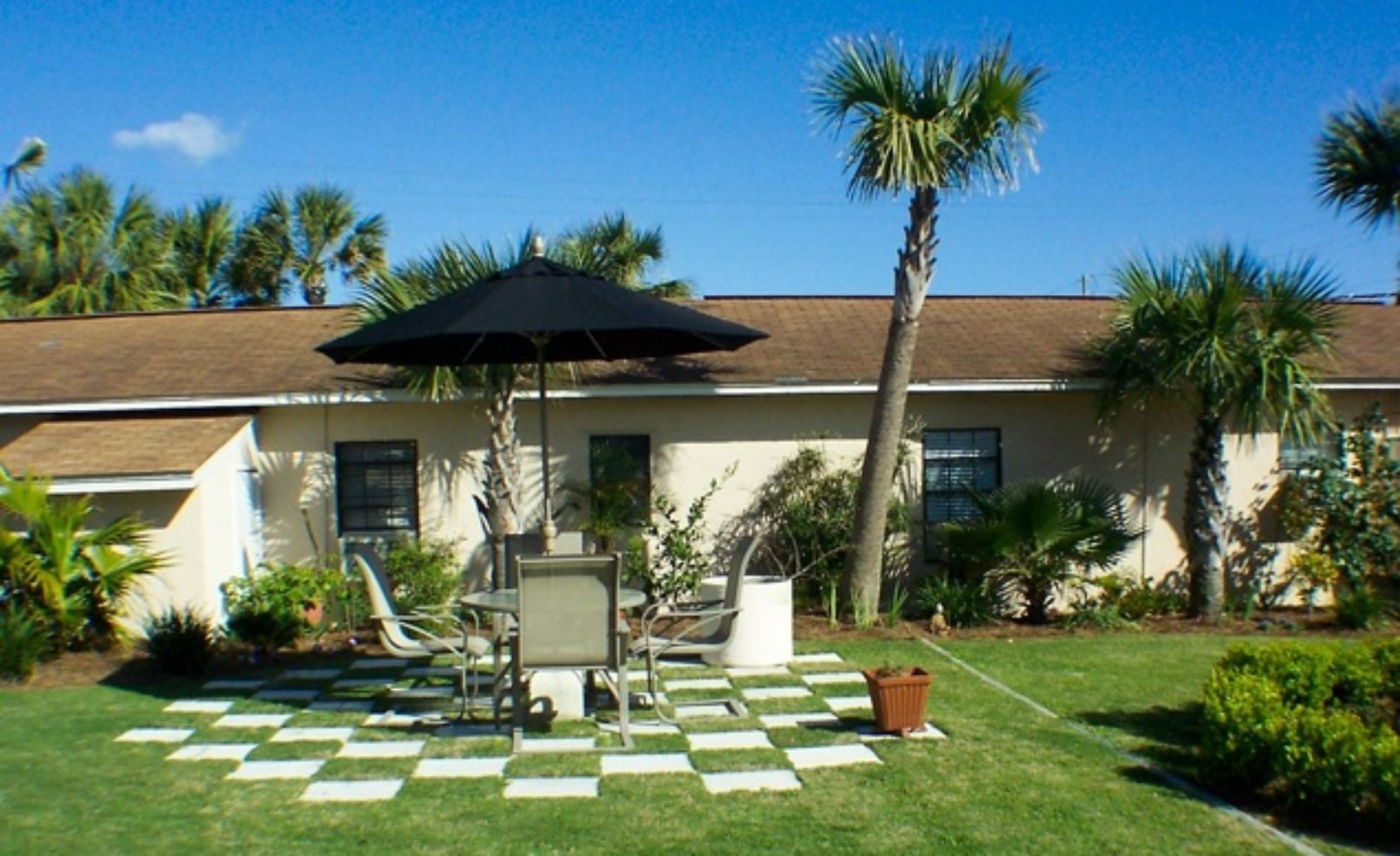Garden at Wisteria Inn