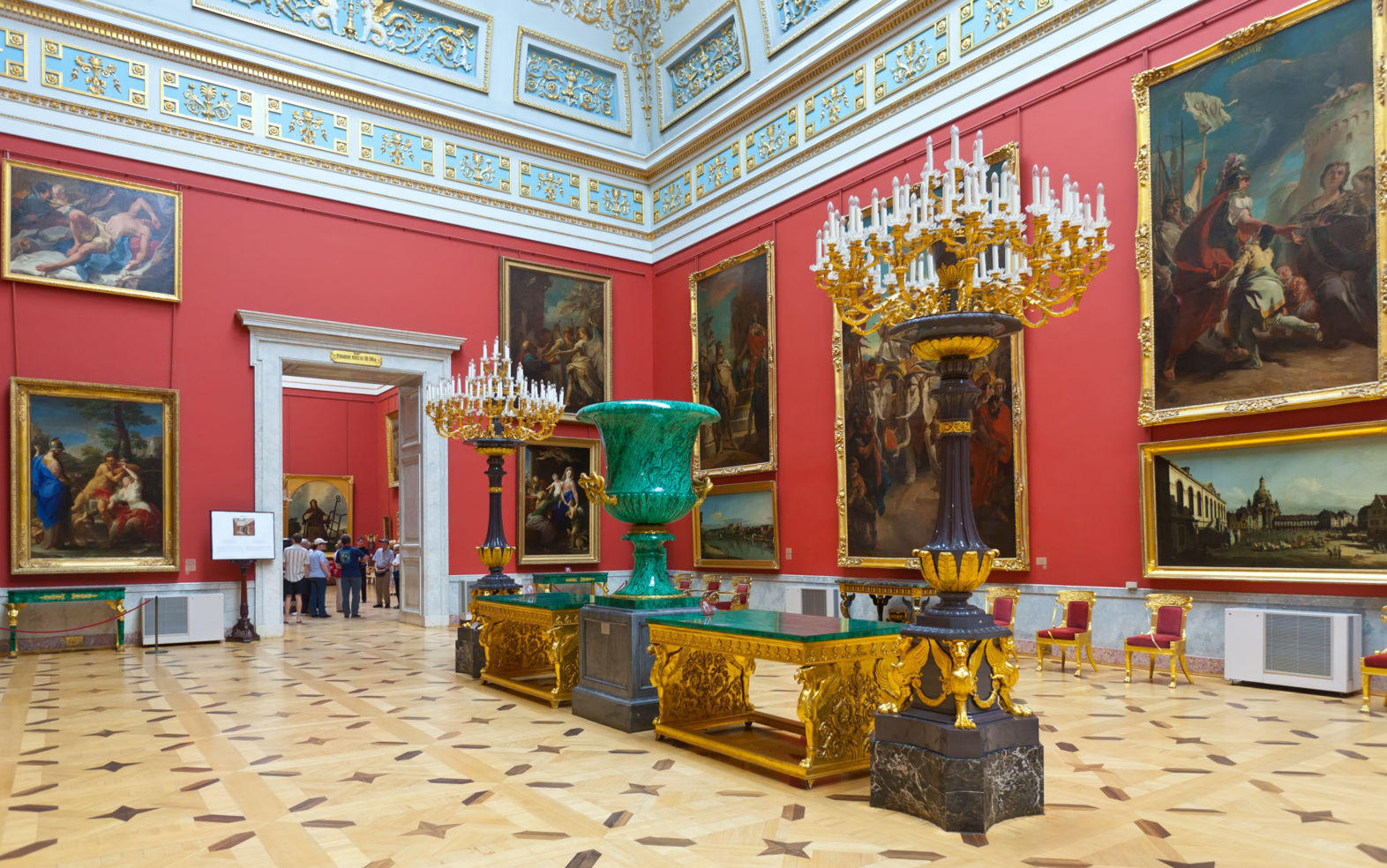 Interior of State Hermitage. Saint Petersburg