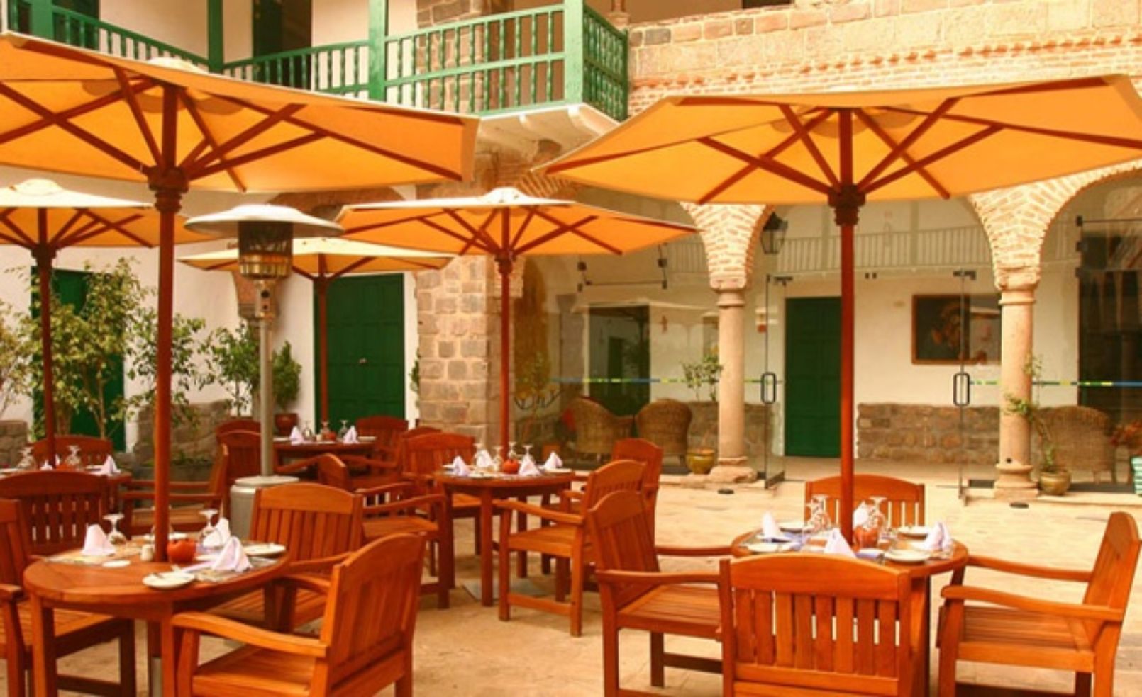 courtyard at Casa Andina
