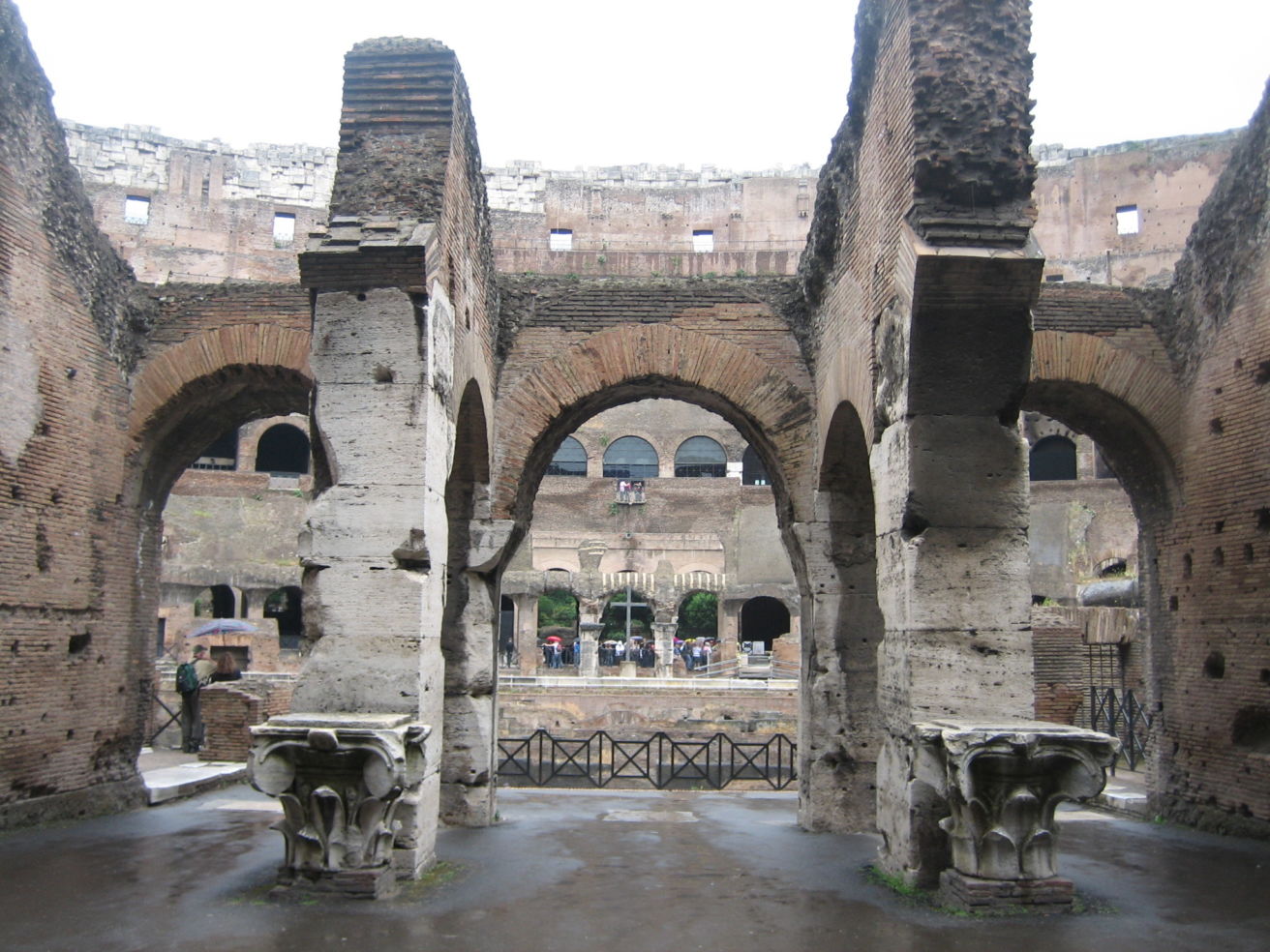 Inside the Roman Colosseum
