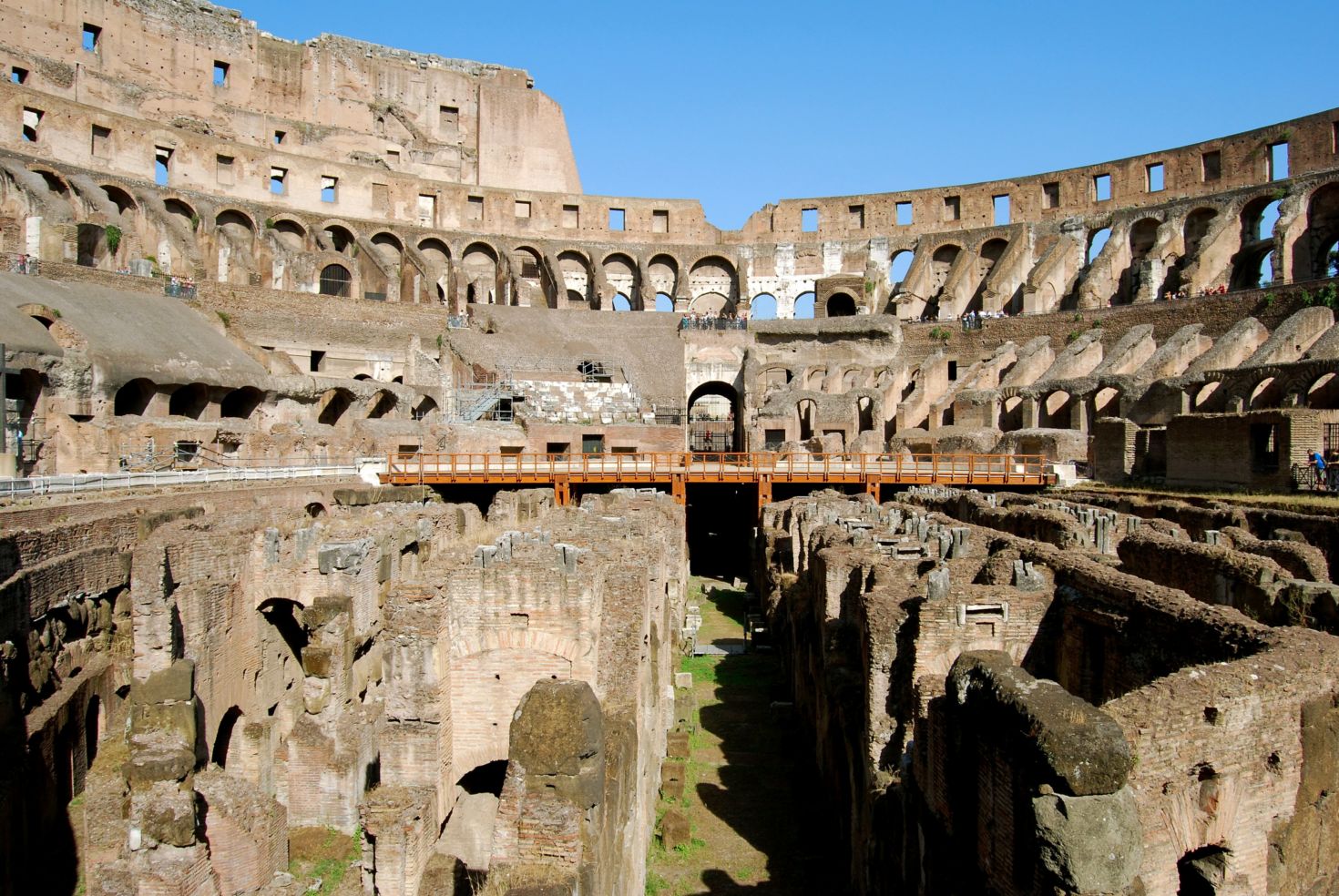 Inside the Colosseum