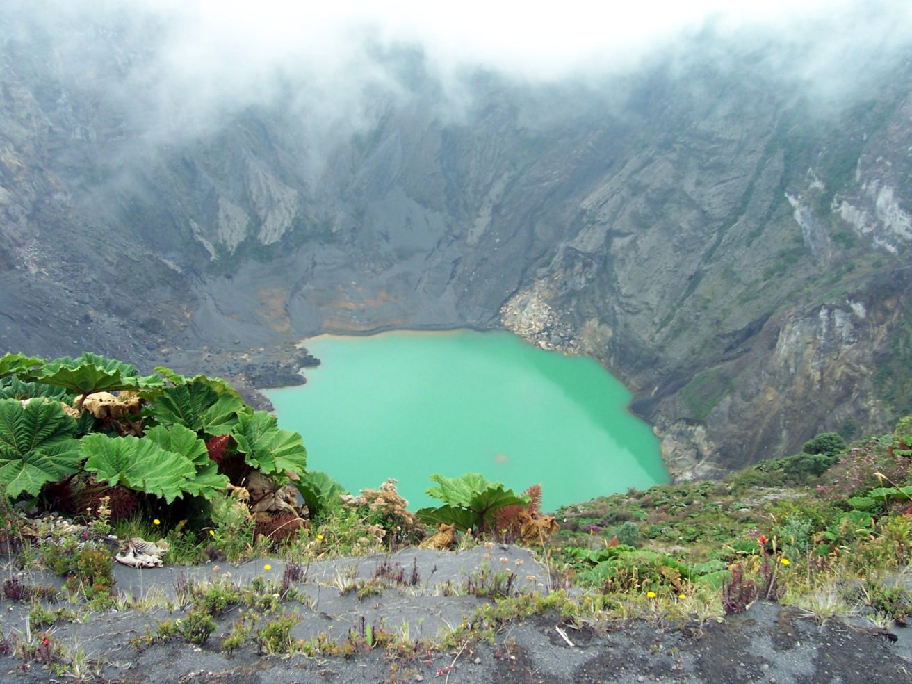 Irazu Volcano in Costa Rica