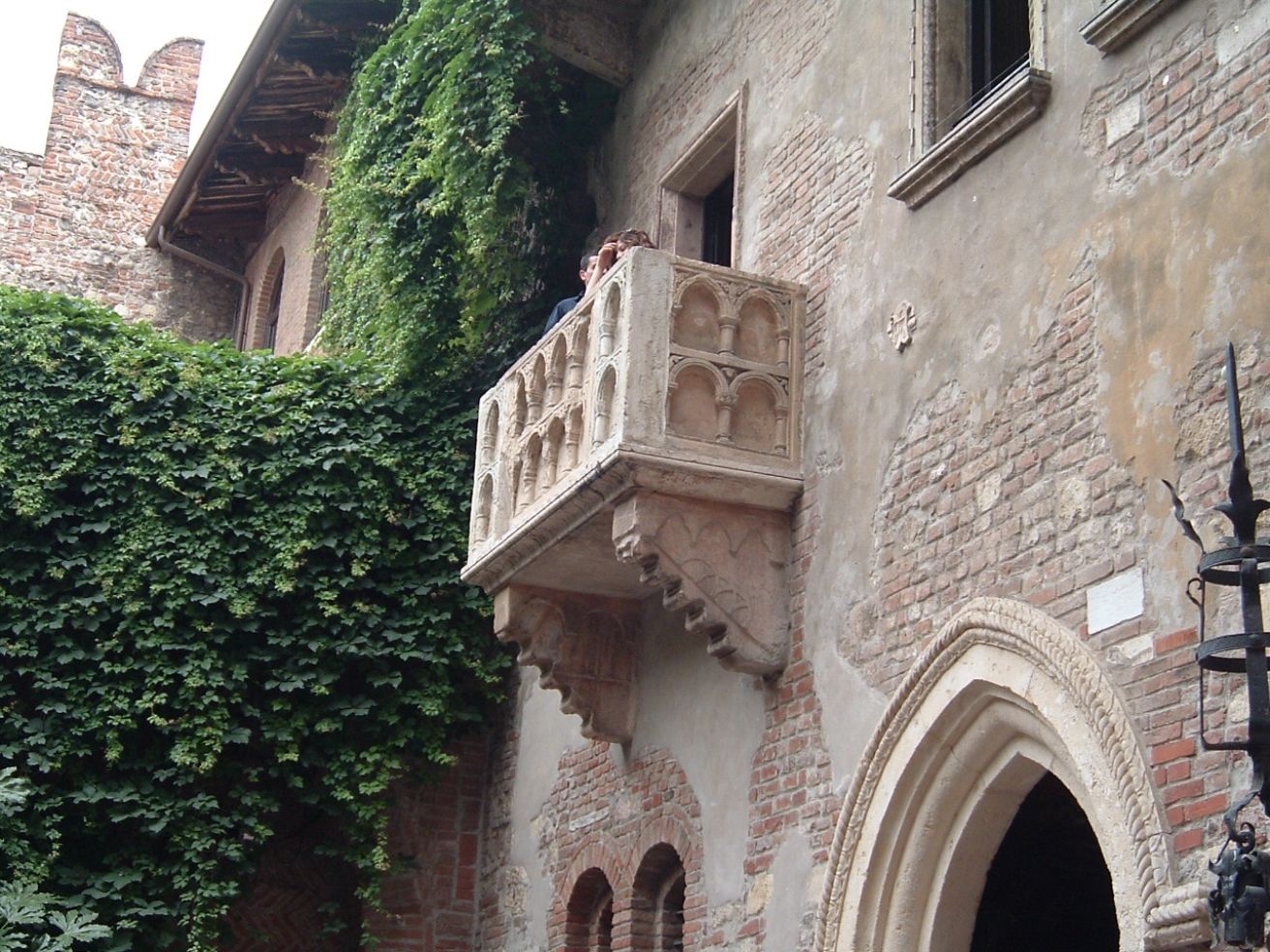 Juliet's Balcony in Verona, Italy