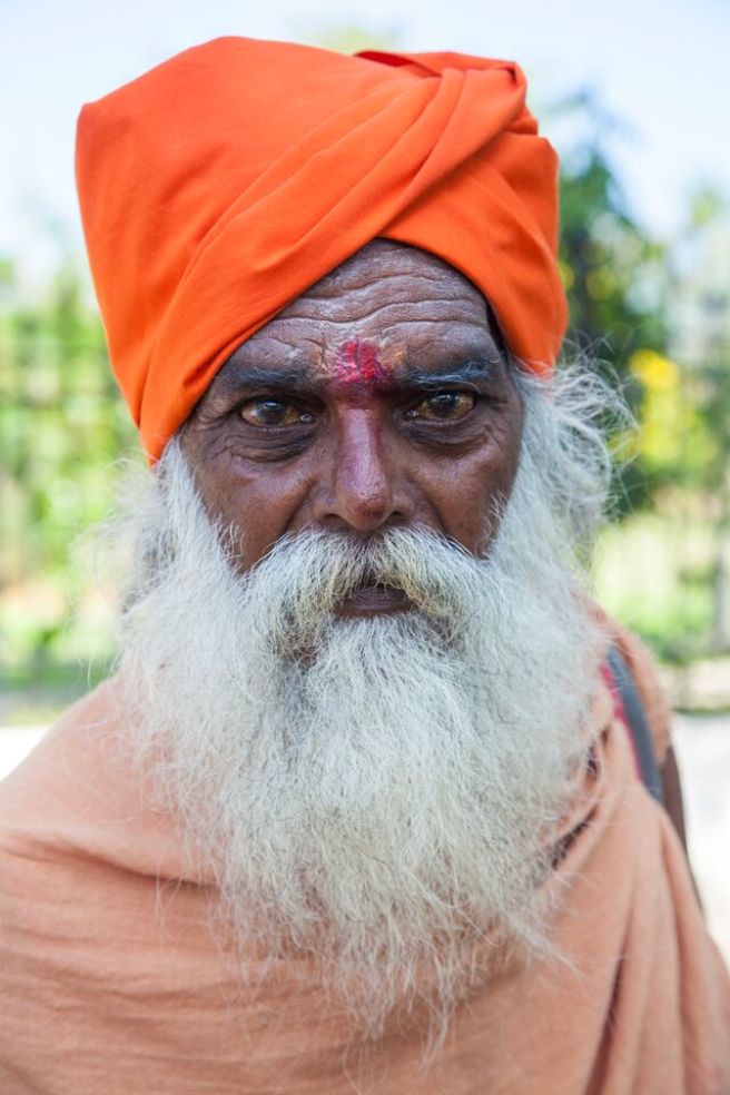 man in traditional kerala dress