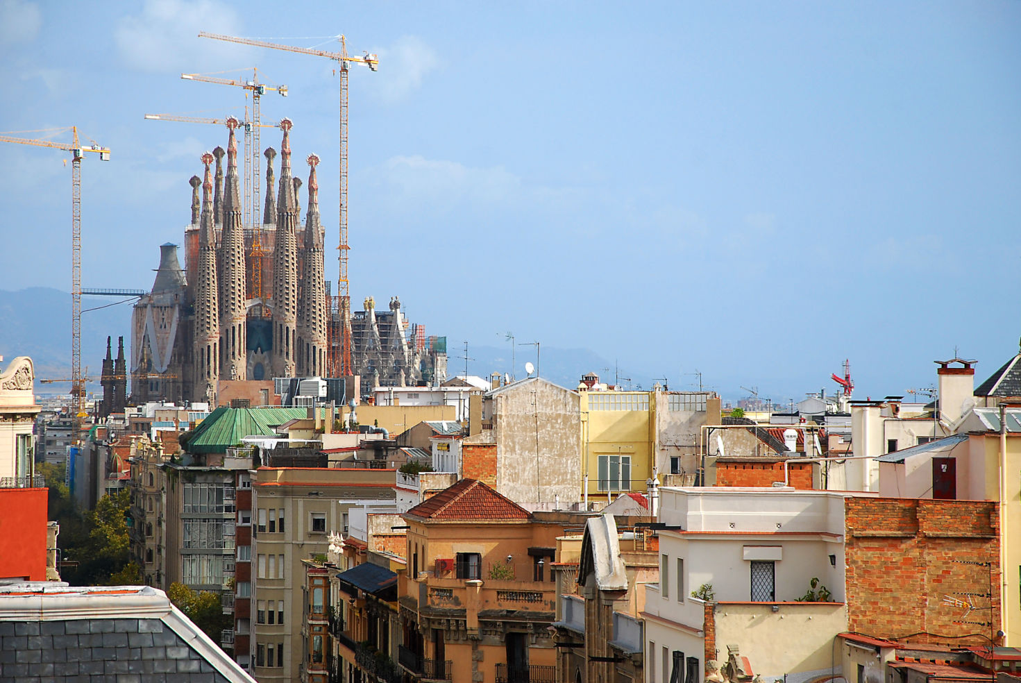 Gaudi's art in Barcelona, Spain