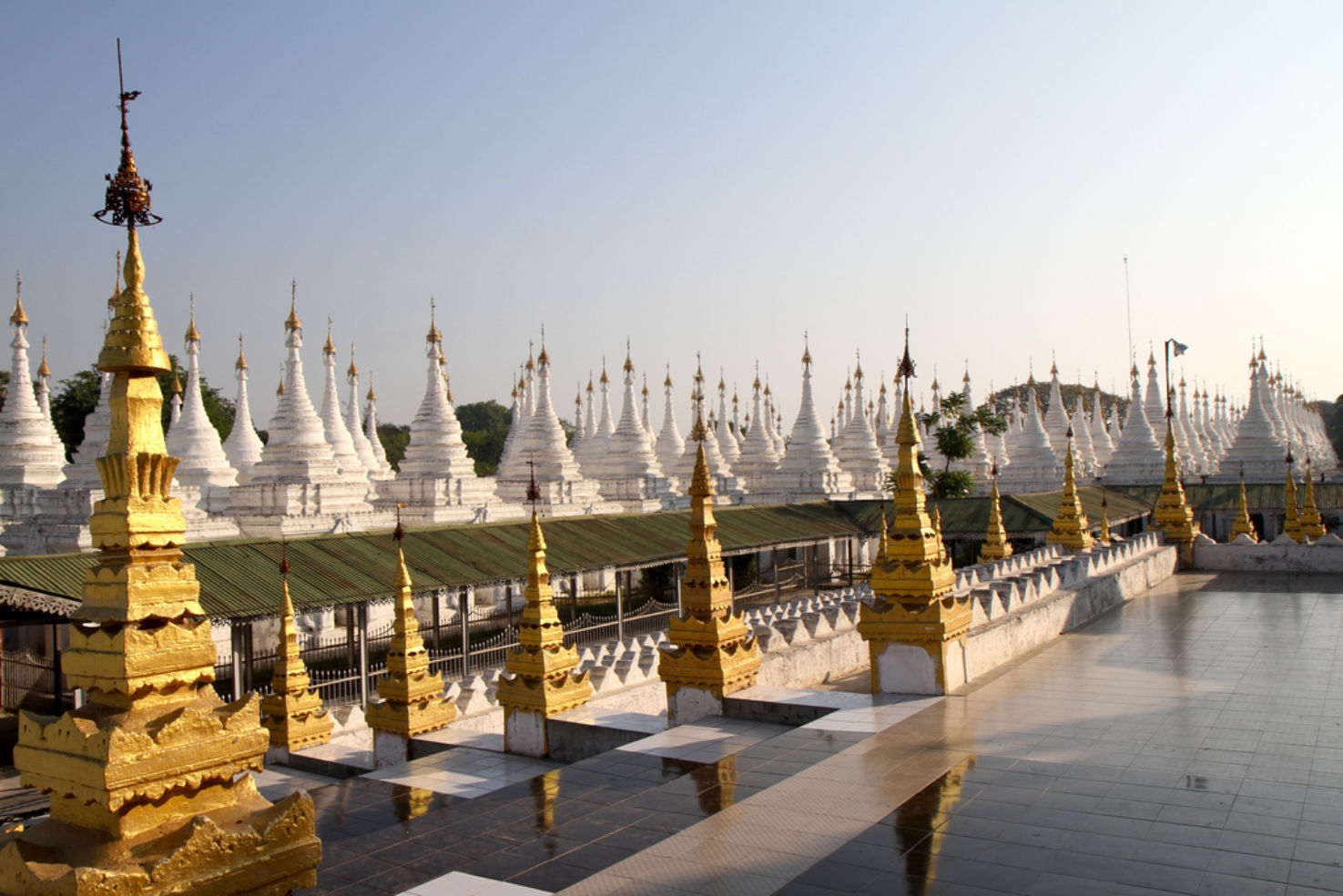Kuthodaw Pagoda in Myanmar