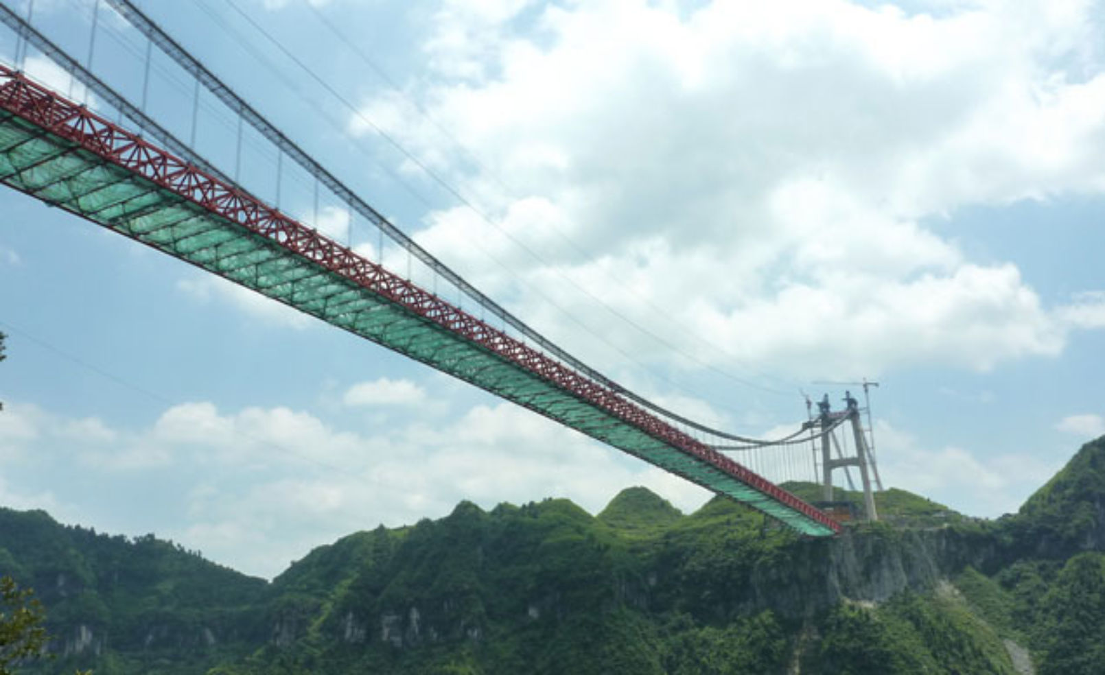Aizhai Extra Large Suspension Bridge