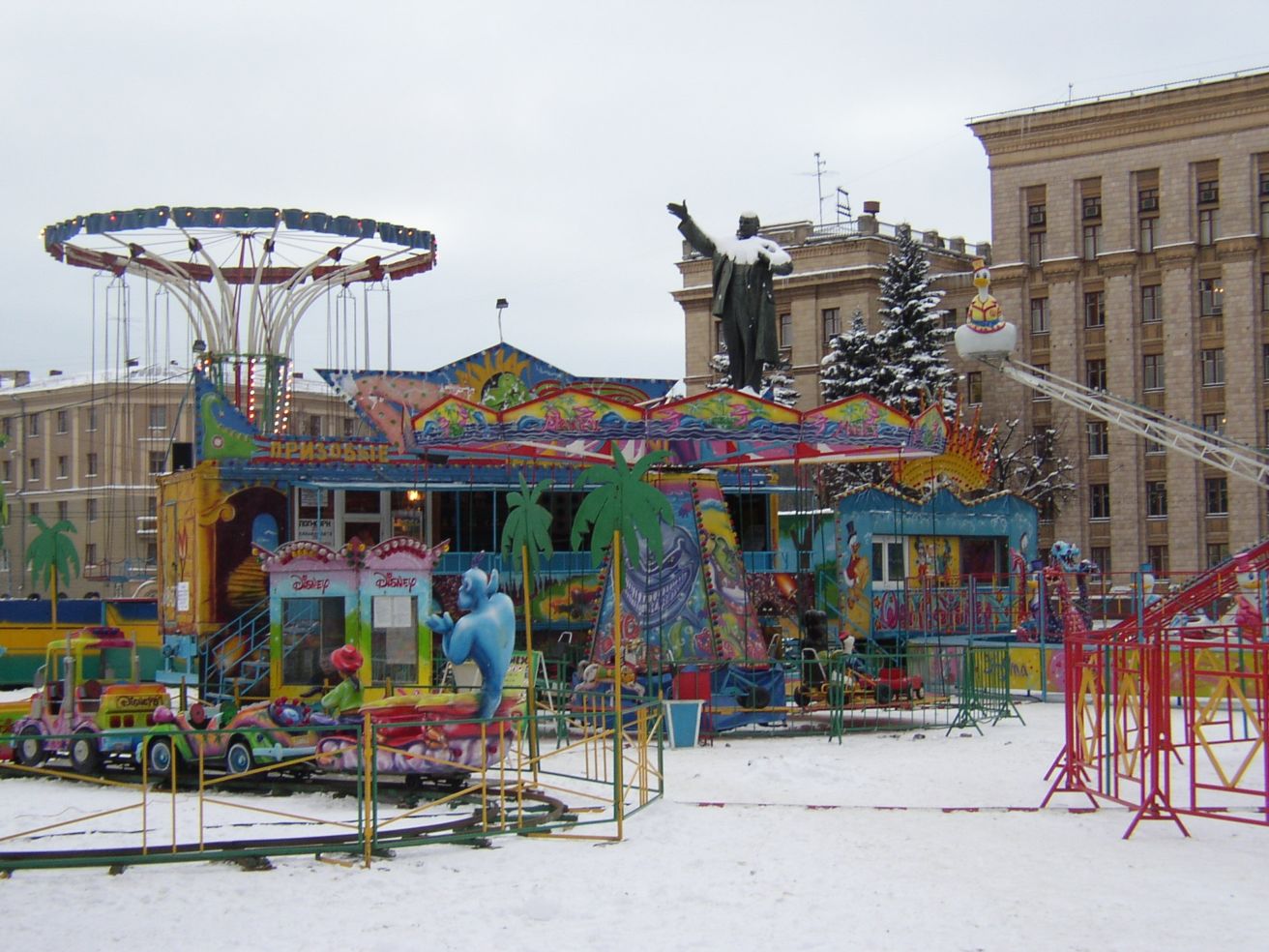 Lenin Statue at the Carnival