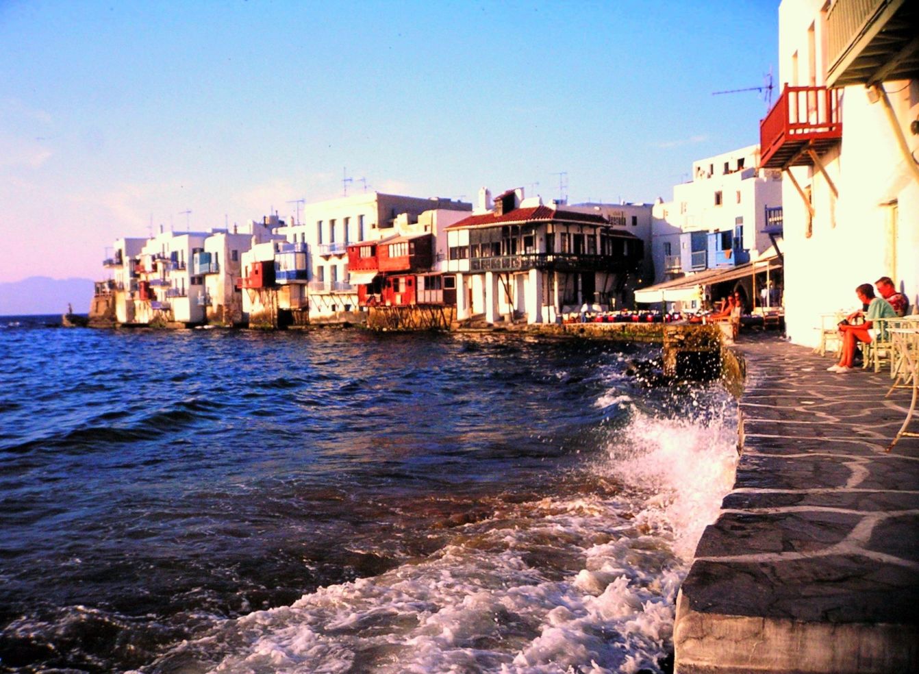 Little Venice in Mykonos, Greece