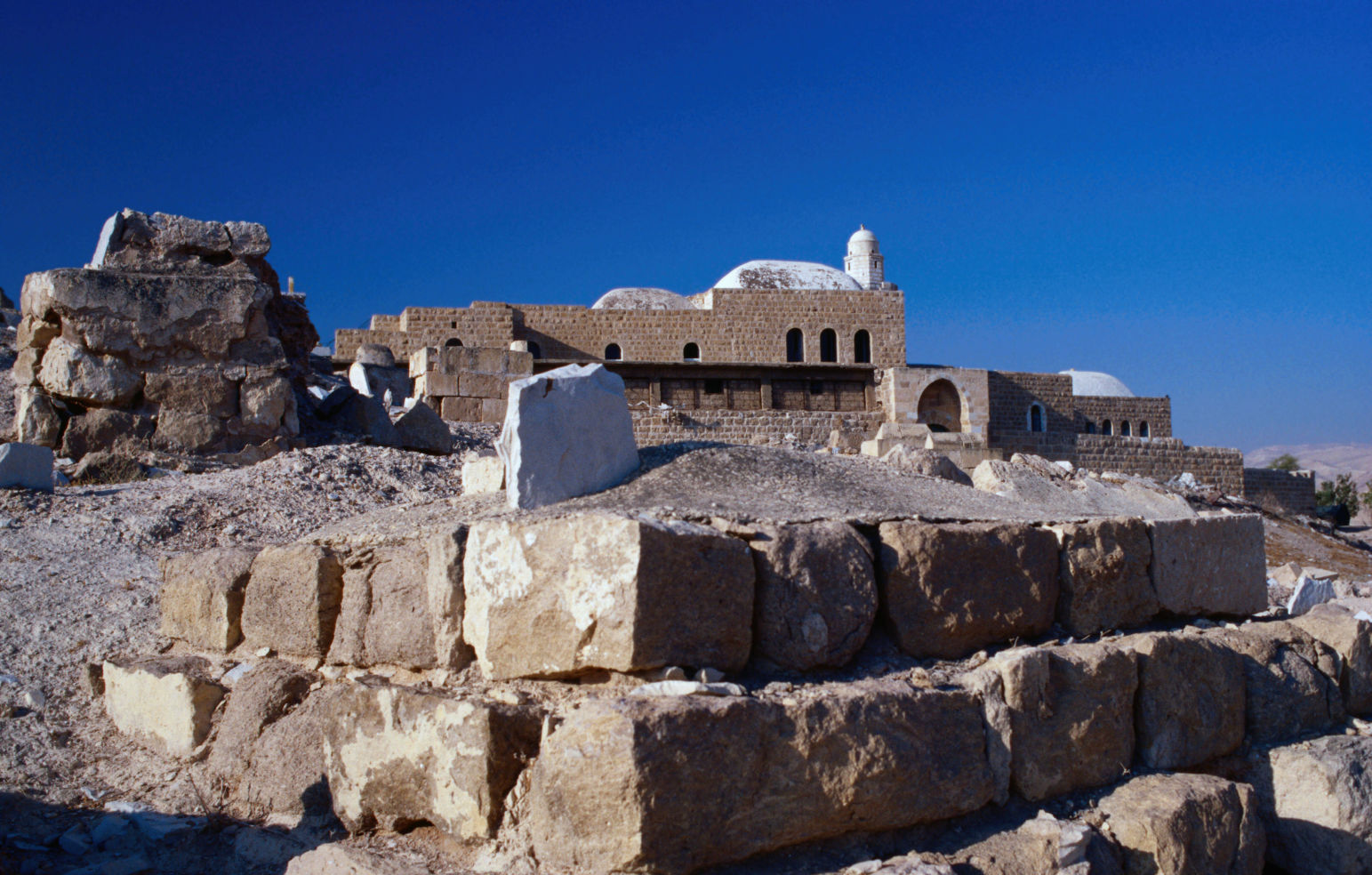 Nebi Musa mosque, on the way to Jerico from Jerusalem