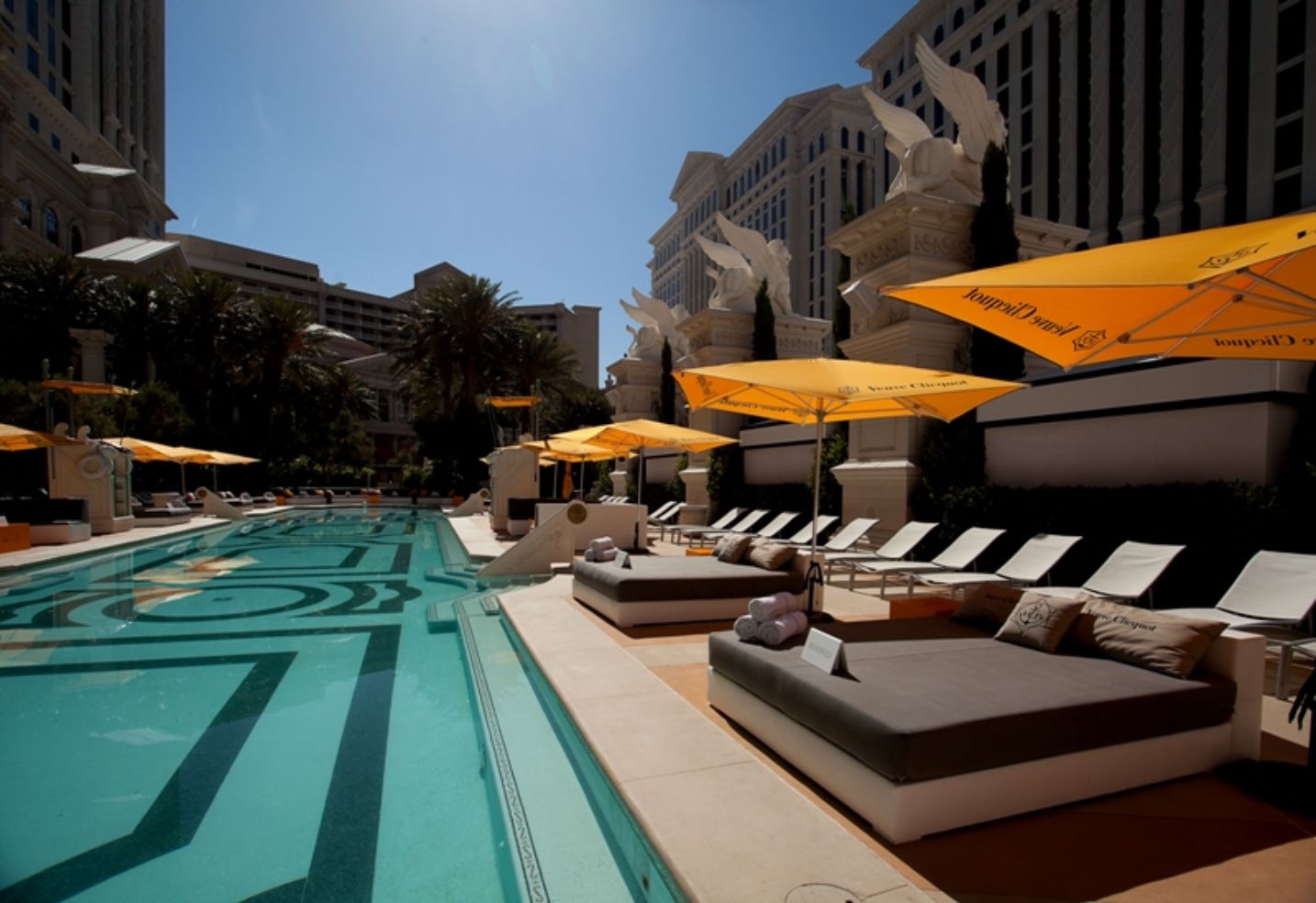 The Venus Pool Club at Caesars Palace in Las Vegas, Nevada