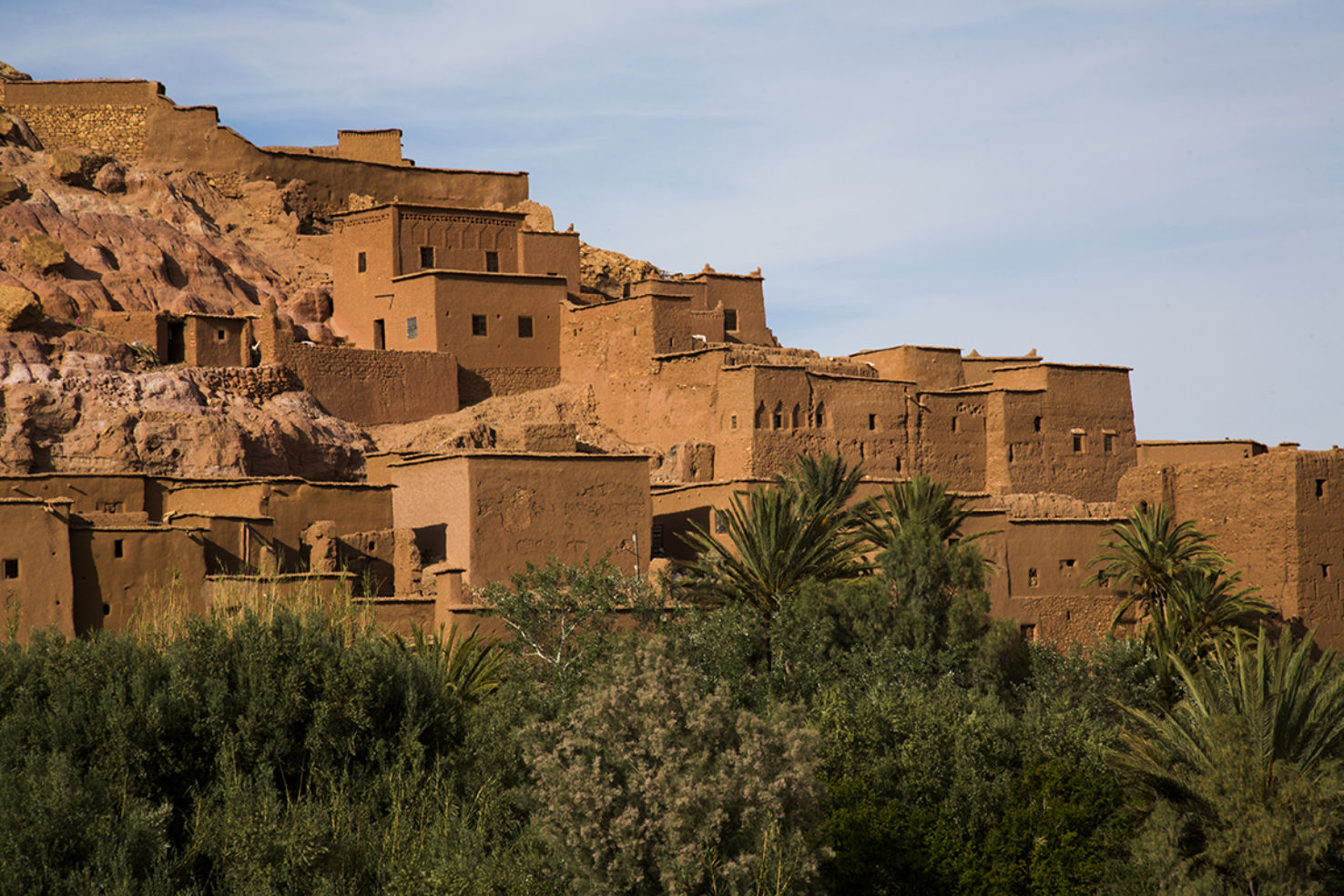 Ait Benhaddou is a UNESCO World Heritage site and the location of several biblical-themed films