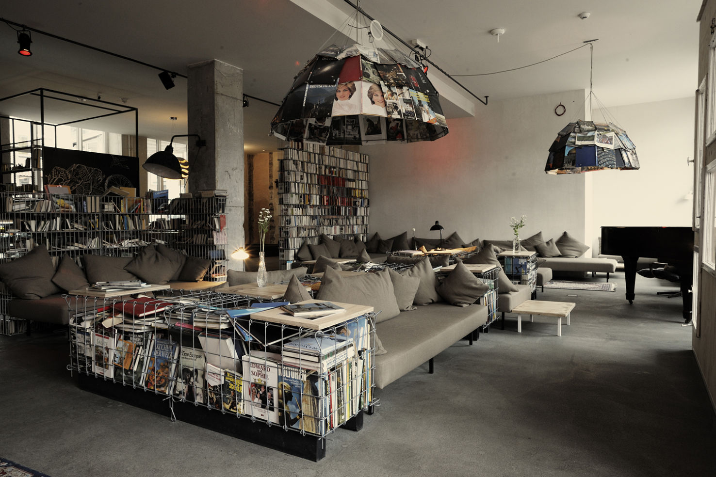 Lobby, Michelberger Hotel, Berlin, Germany, hostels