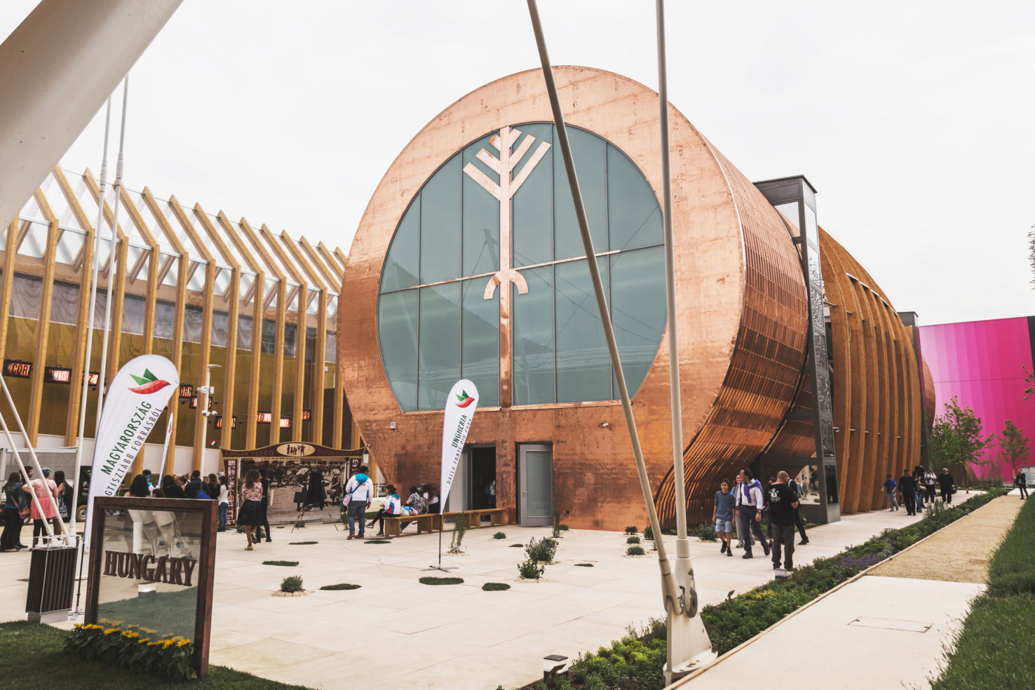 Hungary pavilion at Milan Expo 2015