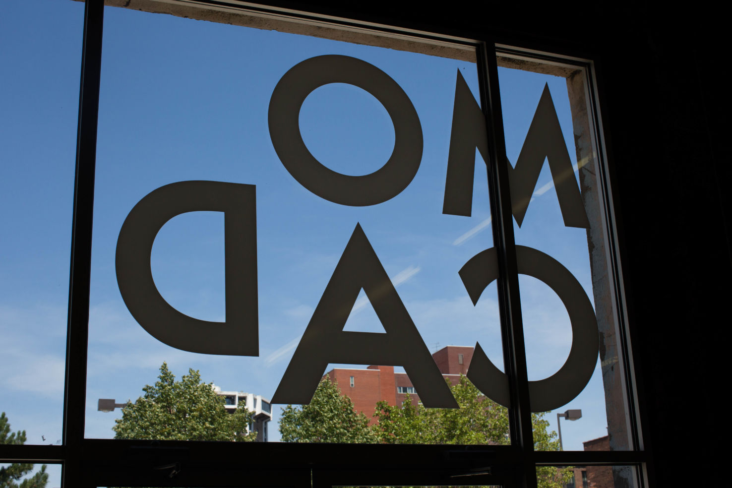 MOCAD. A sunny outlook at the Museum of Contemporary Art Detroit.