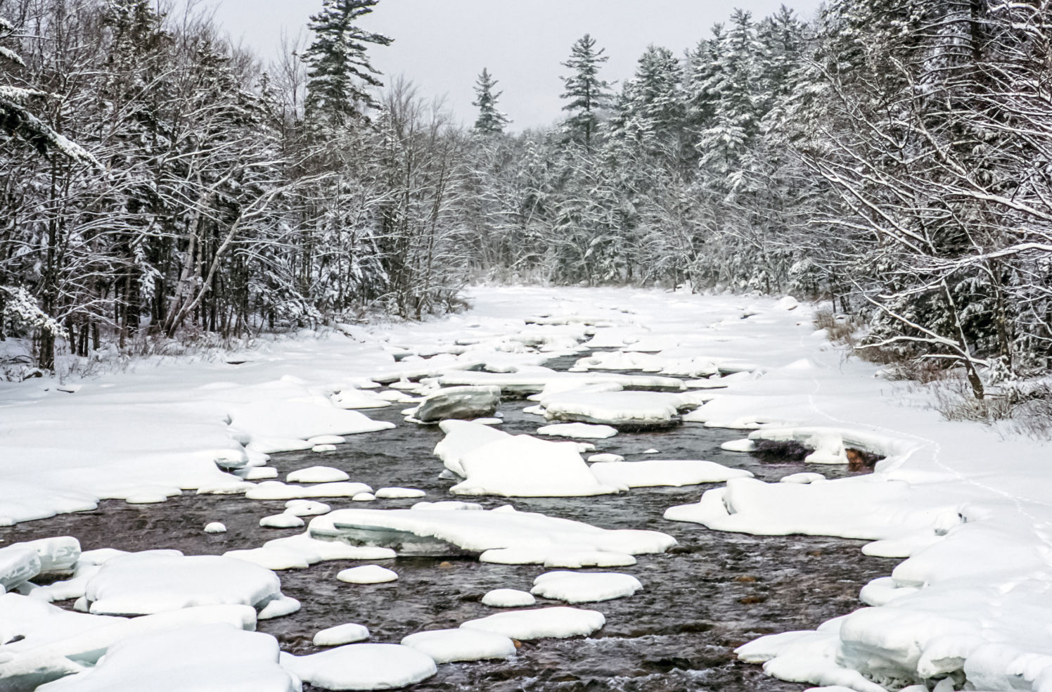 The White Mountains in New Hampshire