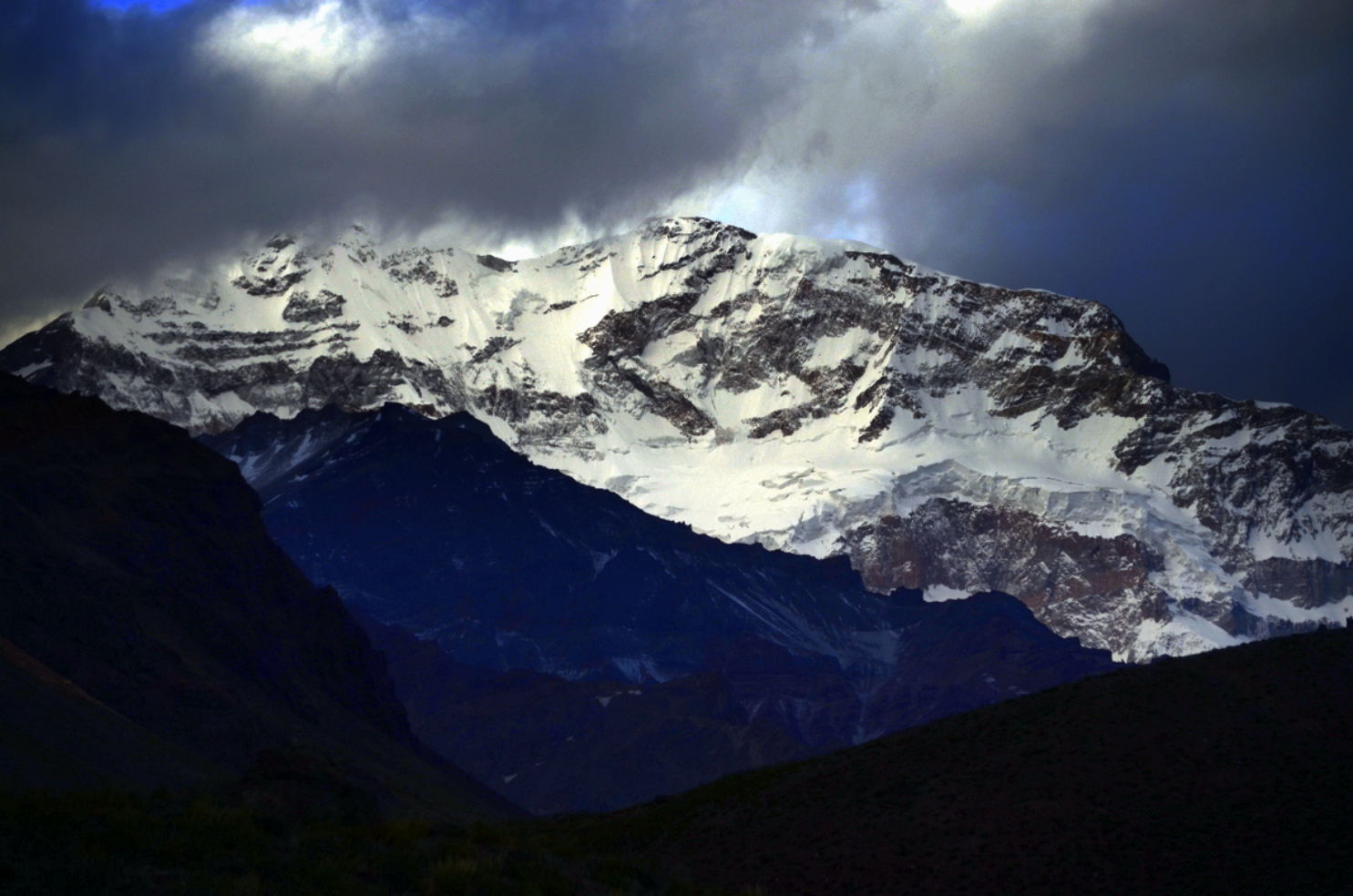 Mt. Aconcagua in the Argentine Andes