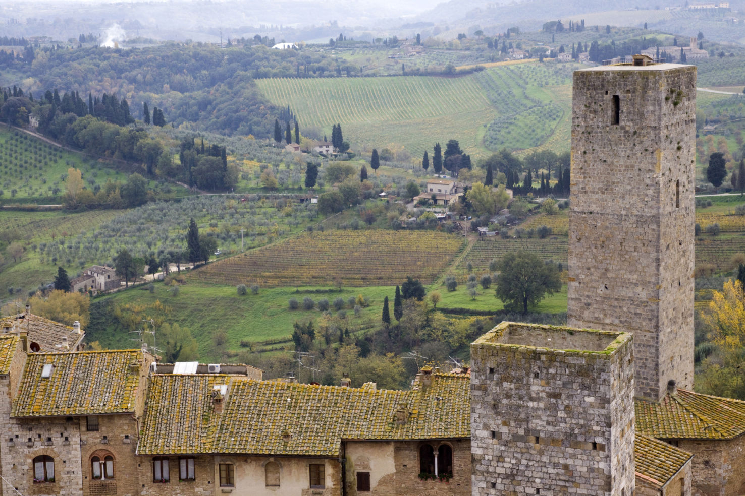 Tuscany hills San Gimignano Italy