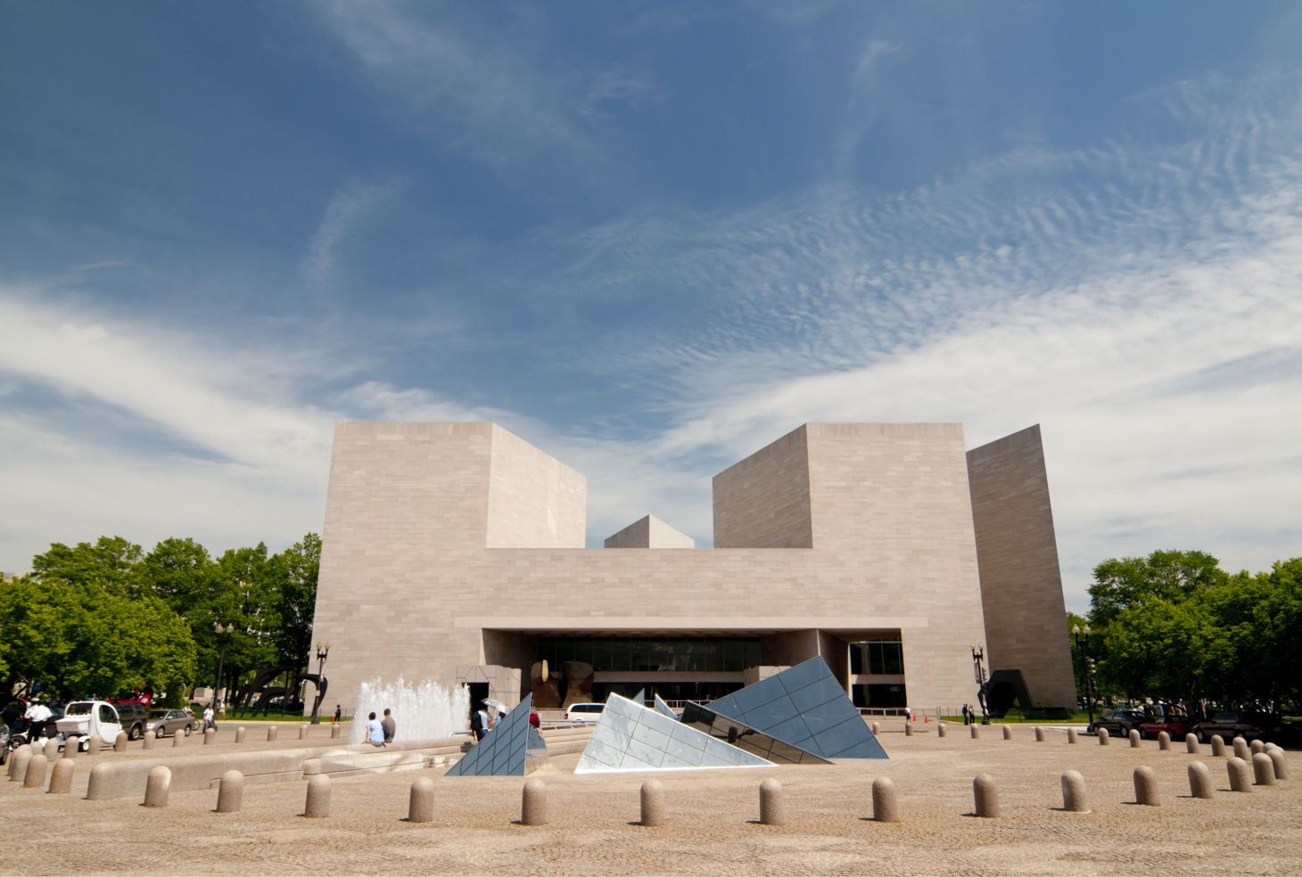 East Building of the US National Gallery of Art in Washington DC.