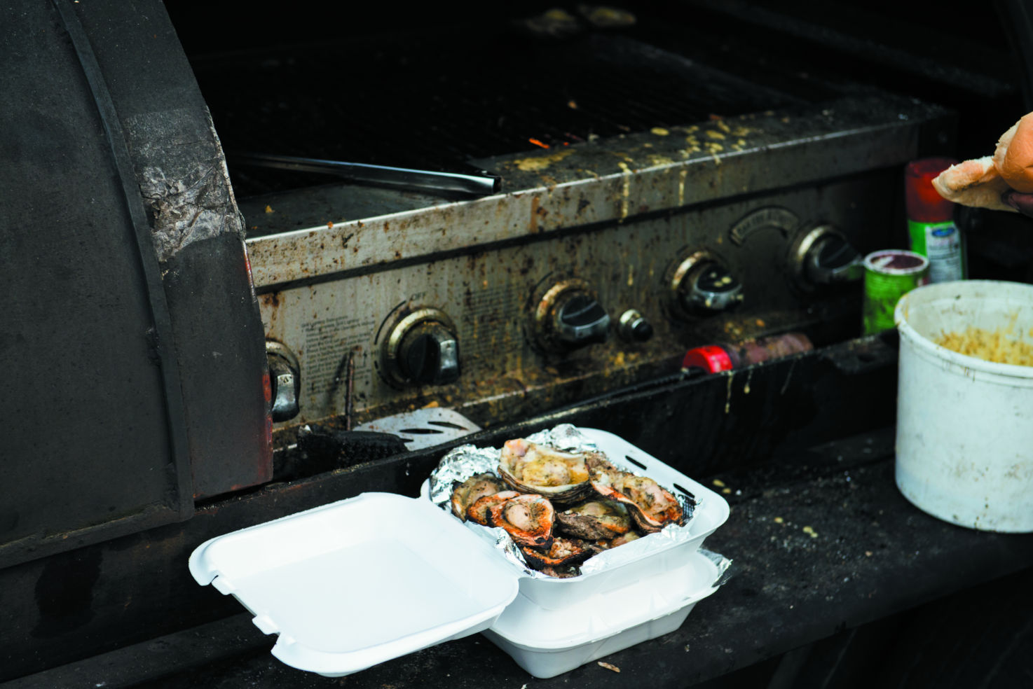 Charbroiled oysters are just one of many traditional New Orleans favorites to chose from