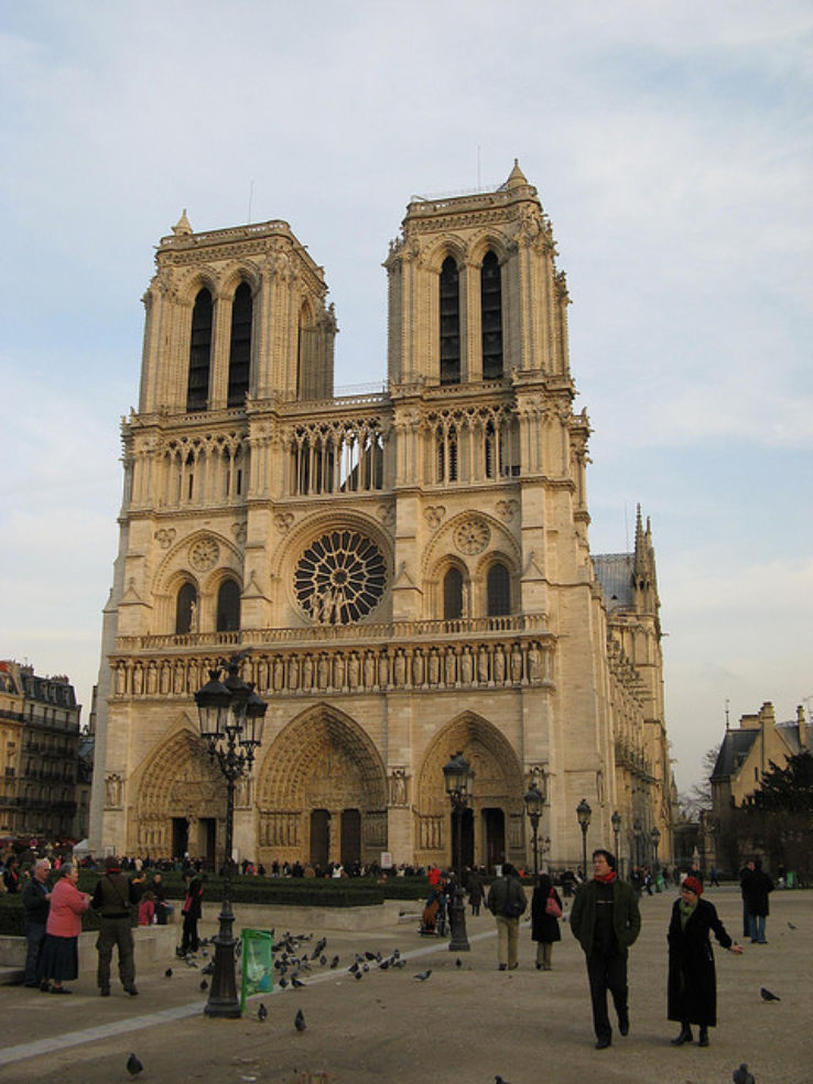 Notre Dame Cathedral in Paris, France