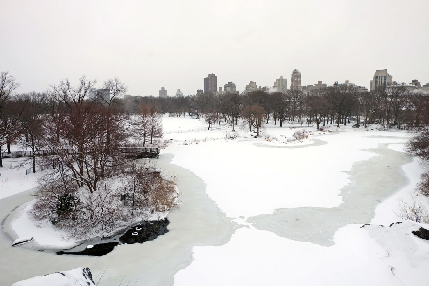 The view from Central Park's Belvedere Castle