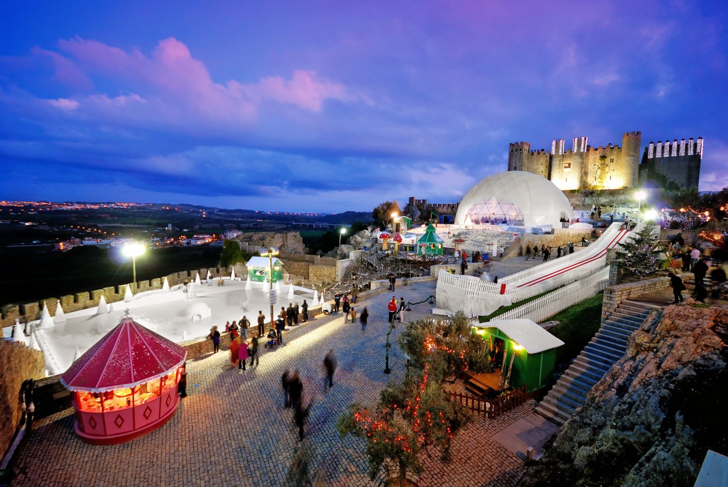 Obidos Vila Natal Portugal
