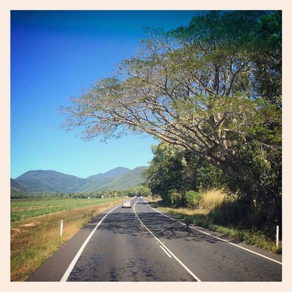 on the road in Australia