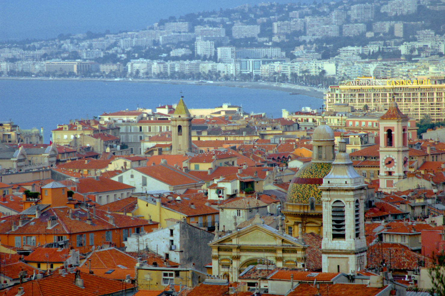 Overlooking Nice in the French Riviera