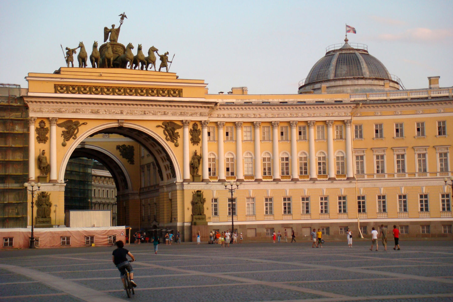 Palace Square in St. Petersburg, Russia