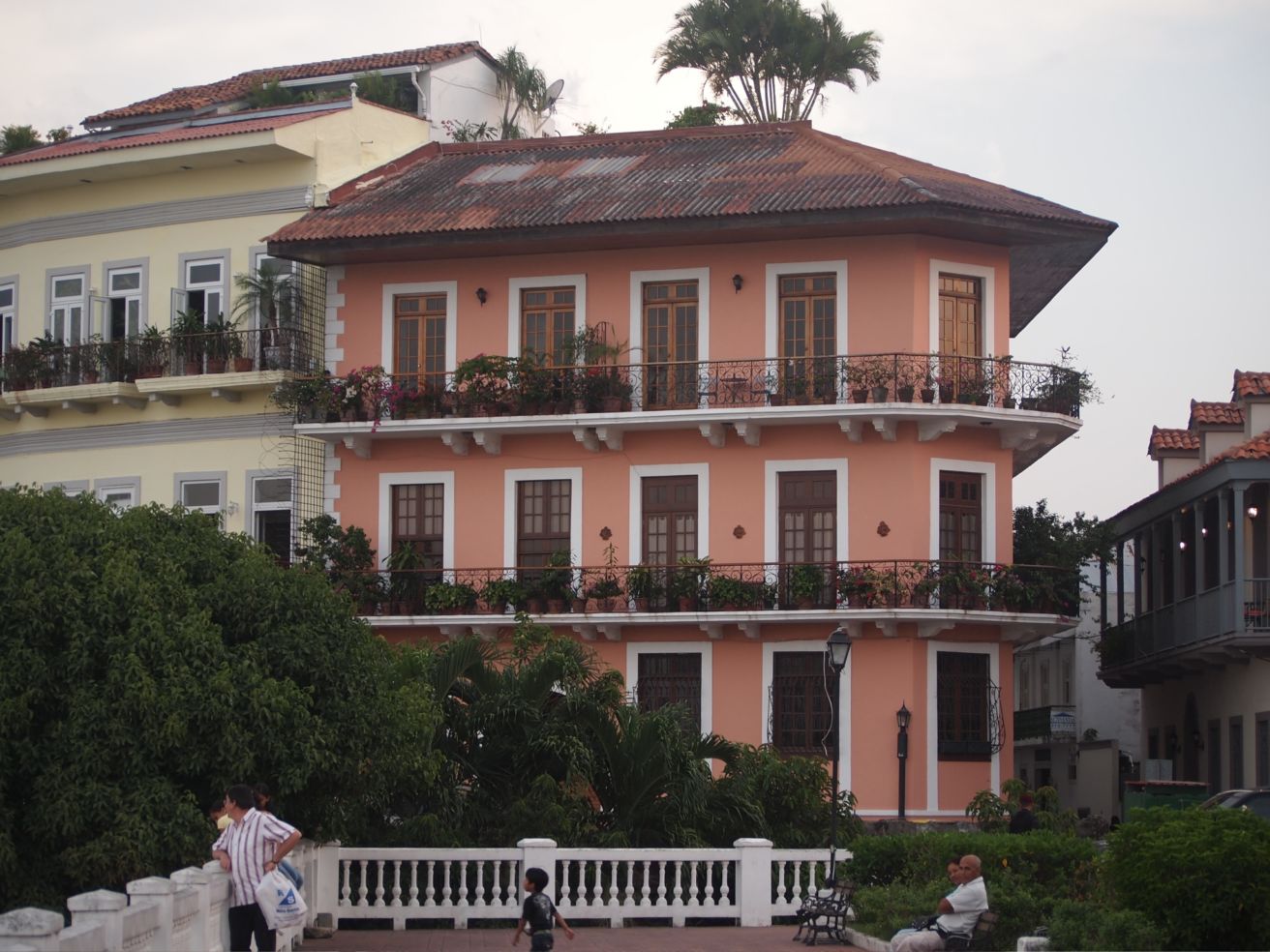 A house in Old Panama that was bought and restored. It has a gorgeous terrace with a view of the Pacific.