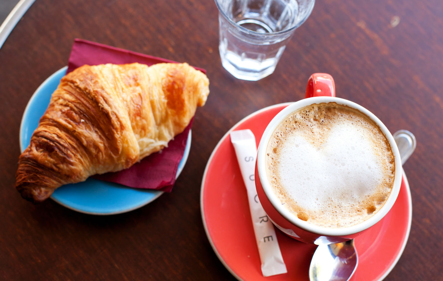 Parisian street cafe