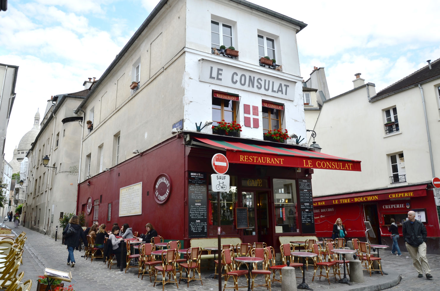 Paris France cafe