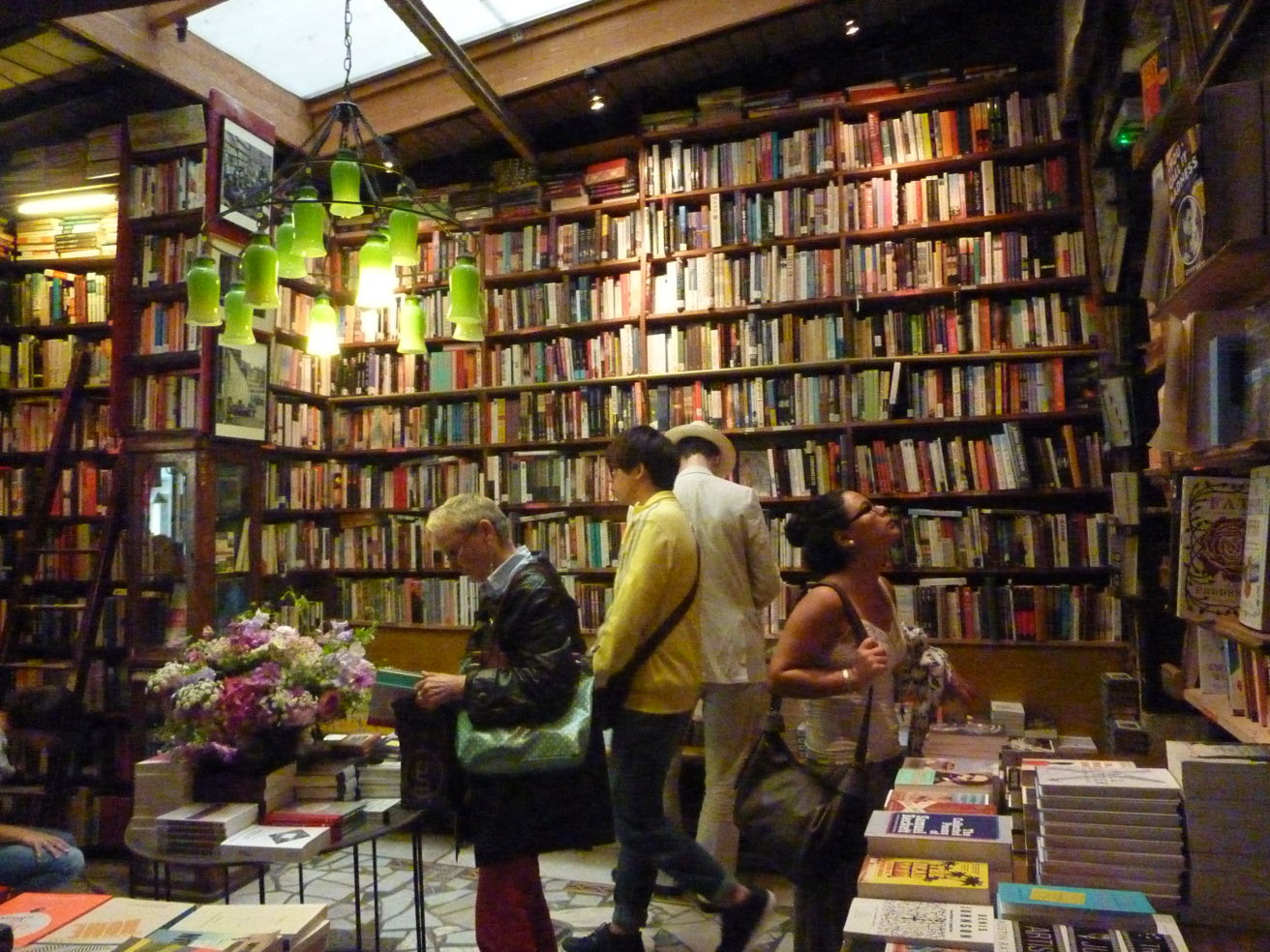 Inside Shakespeare and Company Paris France
