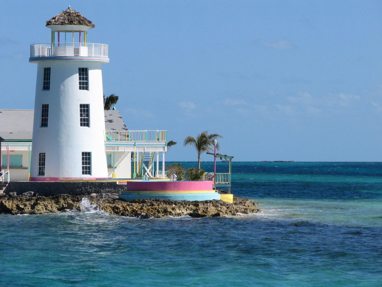 A lighthouse in the Bahamas
