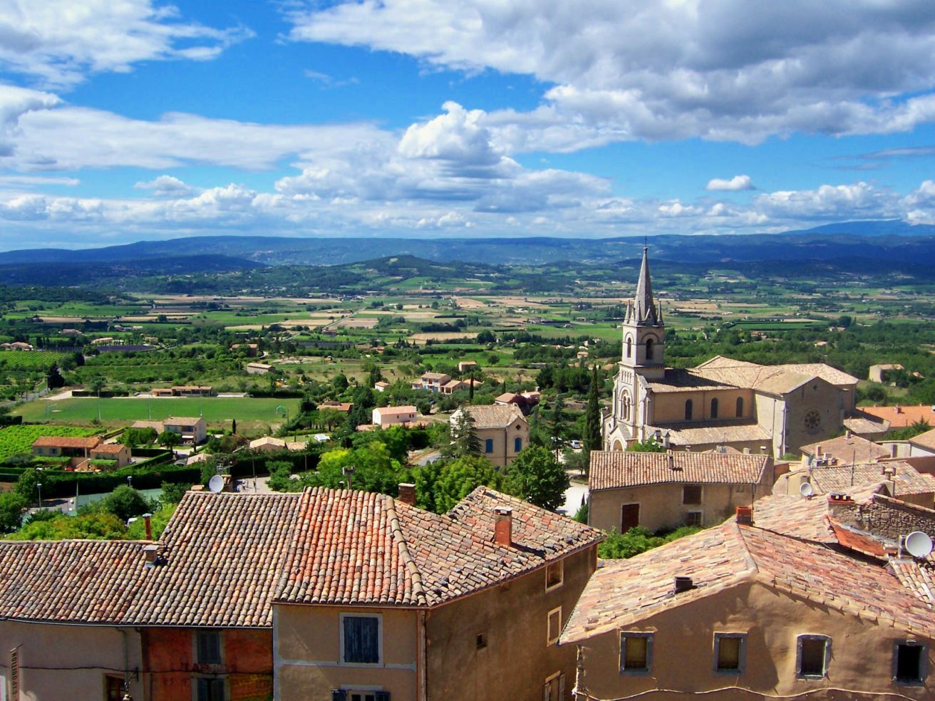 The French village of Bonnieux