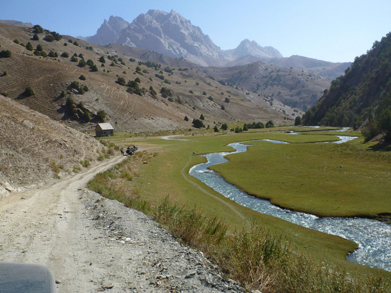 The Fan Mountains in Tajikistan