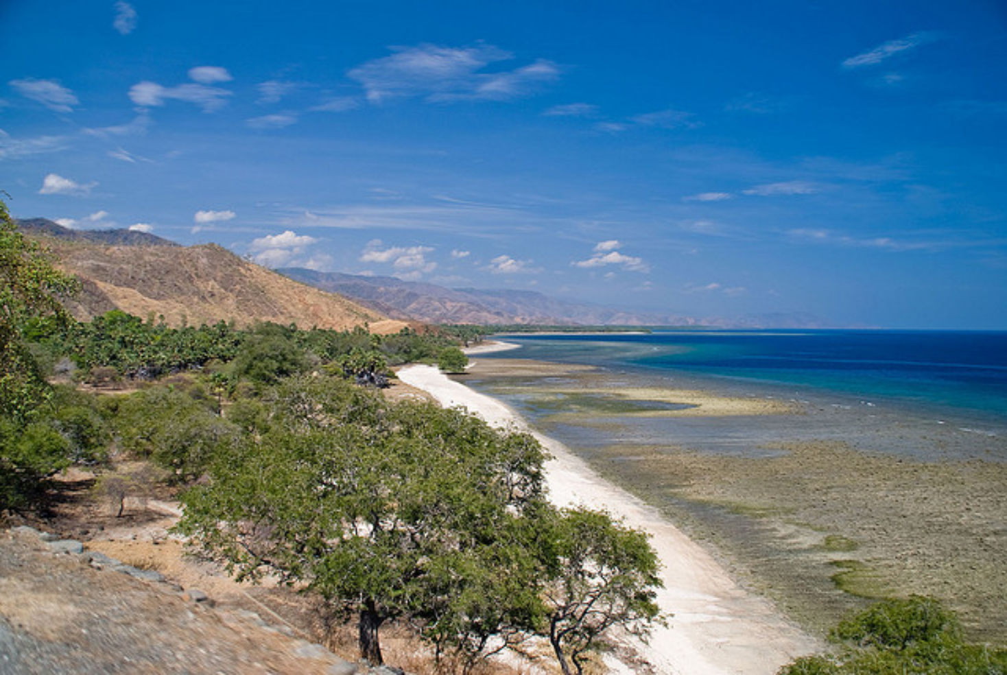 The beautiful coastline of Timor-Leste