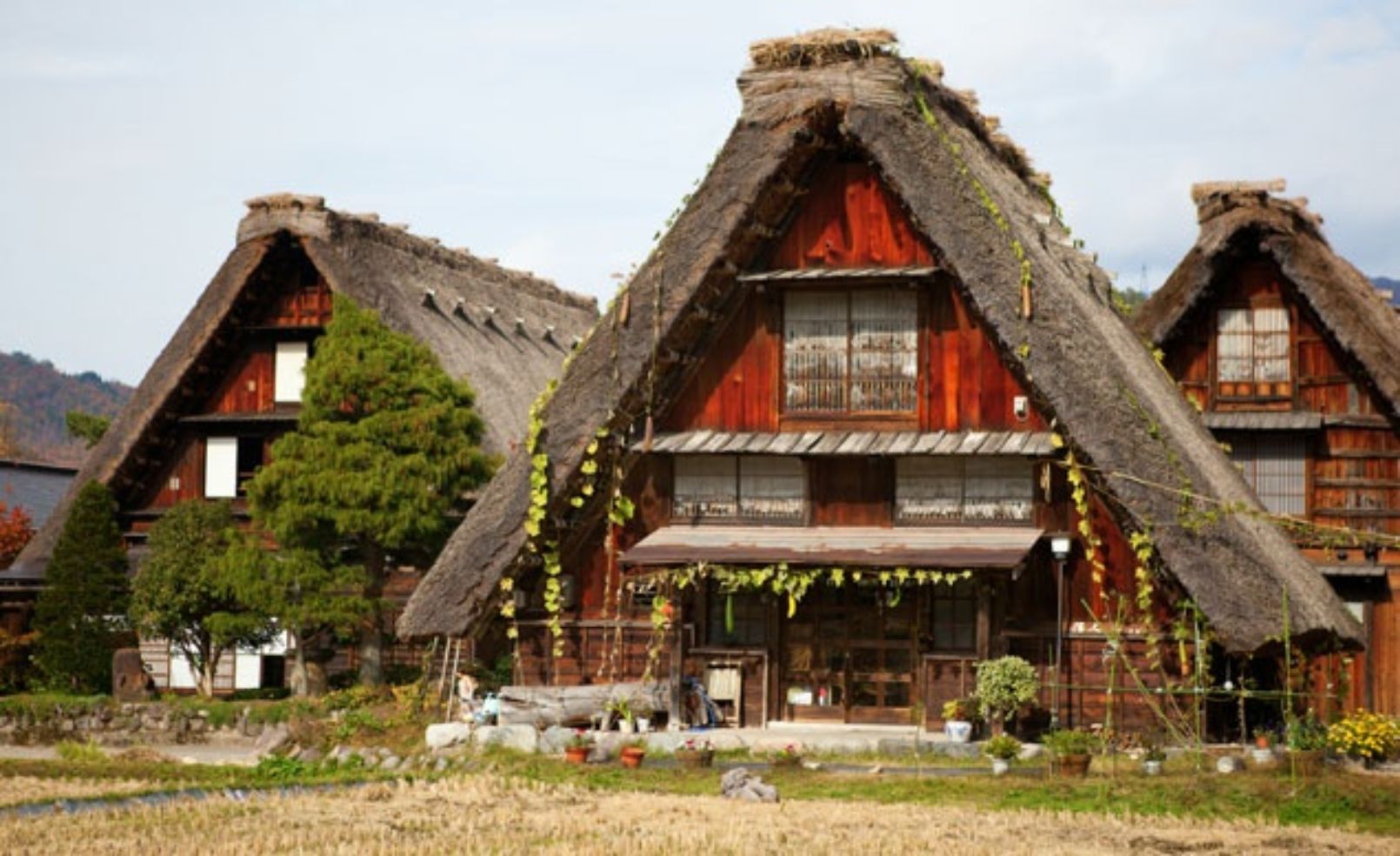 House in historic village Shirakawa-go, Japan